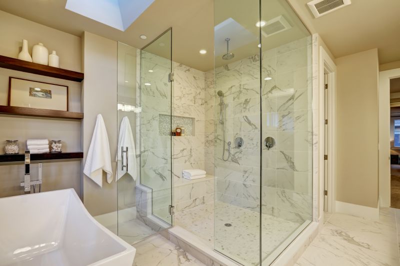 Luxury Shower with Tile Accents